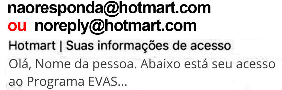 e-mail de acesso